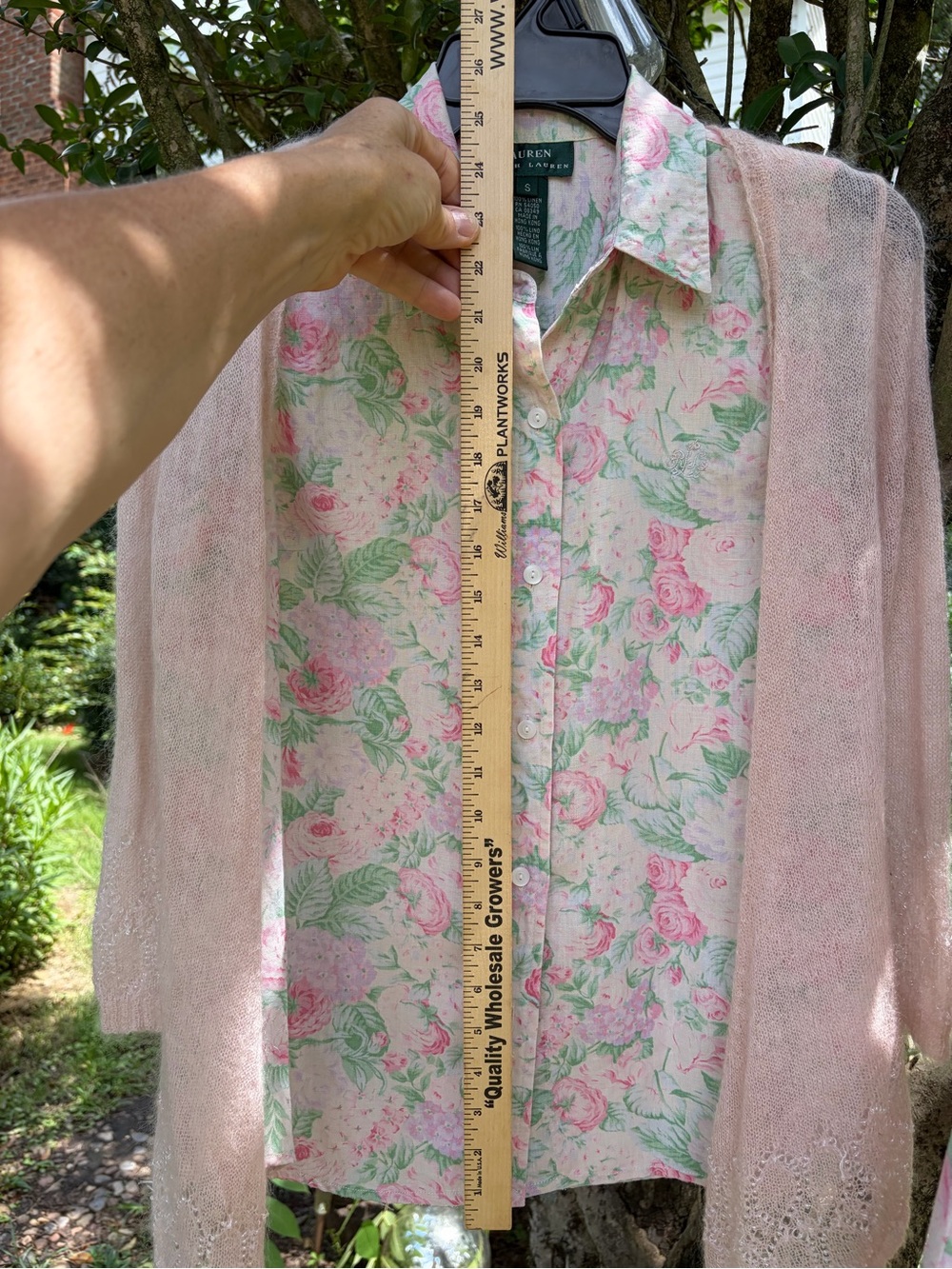 Ralph Lauren floral linen skirt and top, up for grabs! - Picture 10 of 15